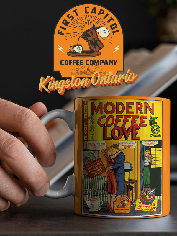 First Capitol Modern Coffee Love Mug Kingston Ontario